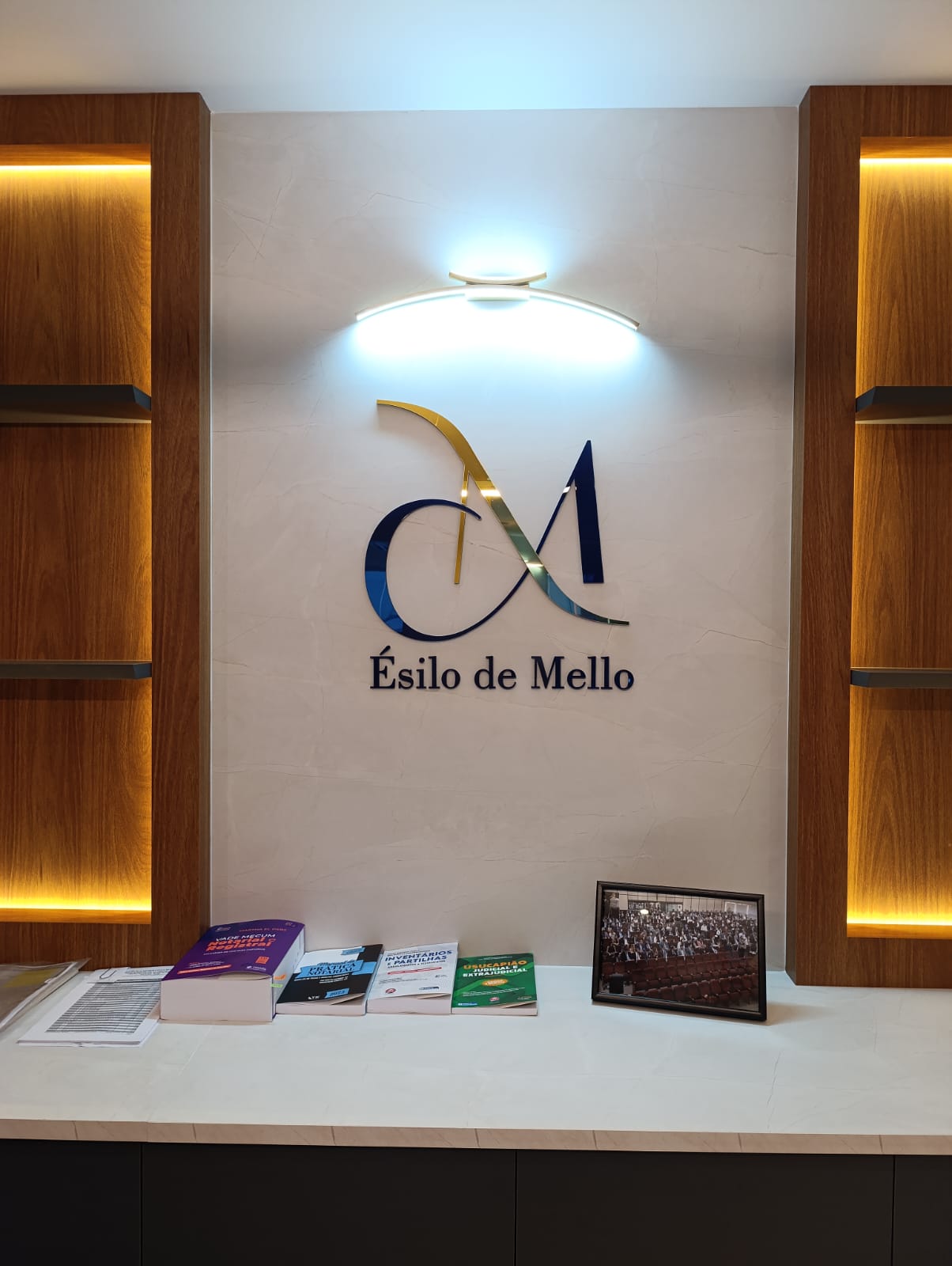 Recepção do Cartório Mello — Ésilo de Mello, Oficial Titular